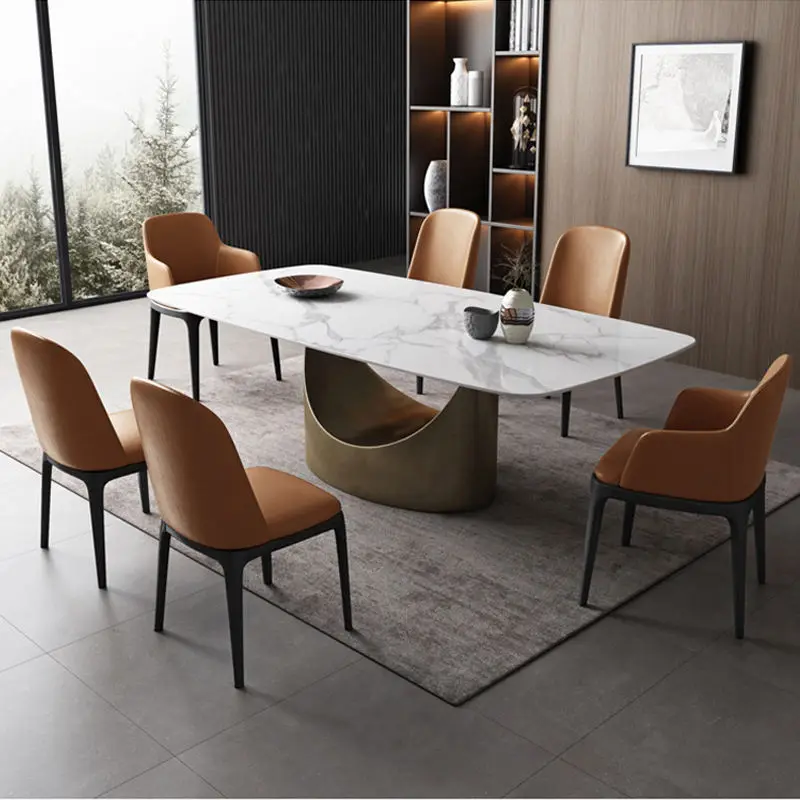 OEM Customize Morden Simple 2m Luxury Big Size 10 or 12 Seater Dining Table — image 5