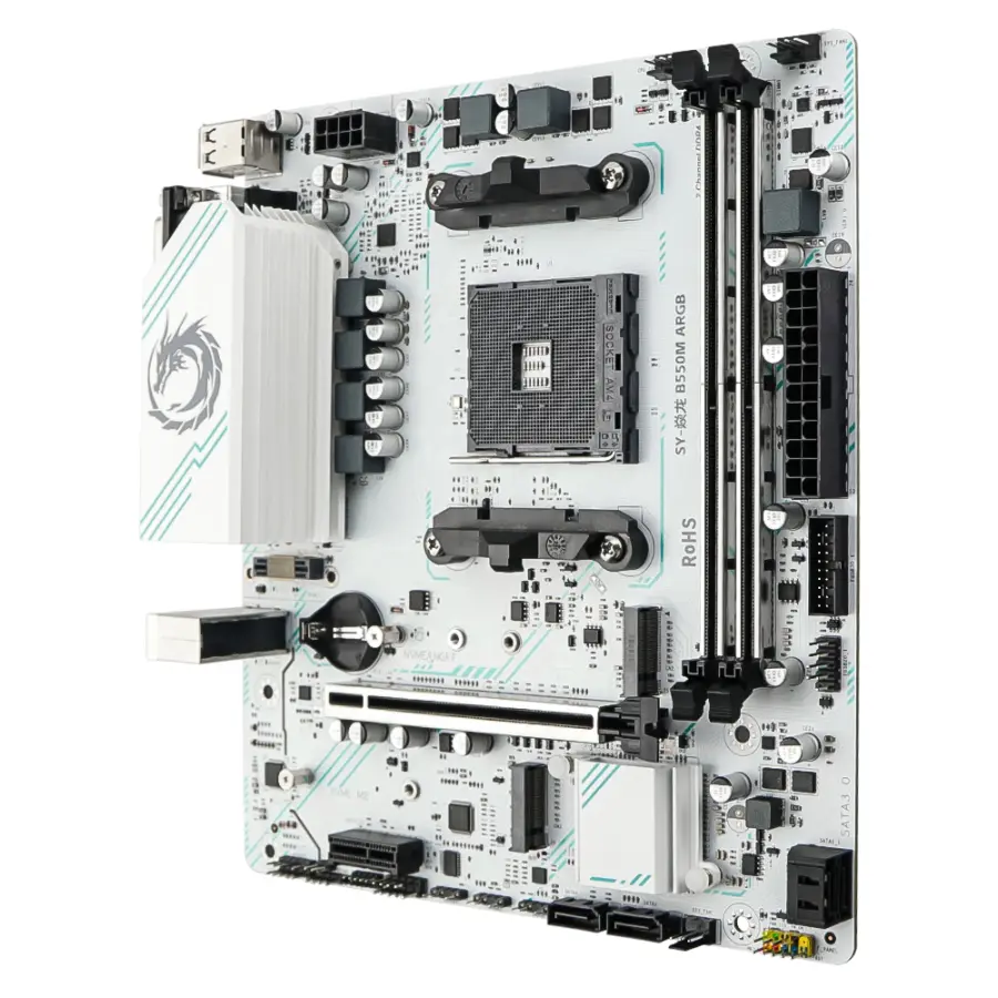 SOYO World Premiere AMD B550M Gaming Motherboard USB3.2 PCIE3.0 M.2 NVME Dual Channel DDR4 AM4 Socket supports Ryzen 5700X CPU — image 4