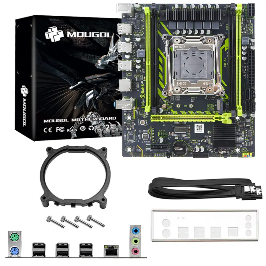 MOUGOL X99 Gaming Motherboard Set with Intel Xeon E5 2650 V4 & DDR4 16G*1 2133MHz Dual Channel RAM M.2 NVME for Desktop Host — image 6