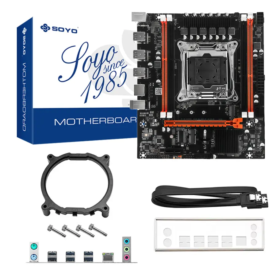 MOUGOL X99 Gaming Motherboard Kit with Intel E5 2676 V3 CPU & 8GB(1*8GB) DDR3 1600MHz Dual Channel RAM for Office Computers — image 6