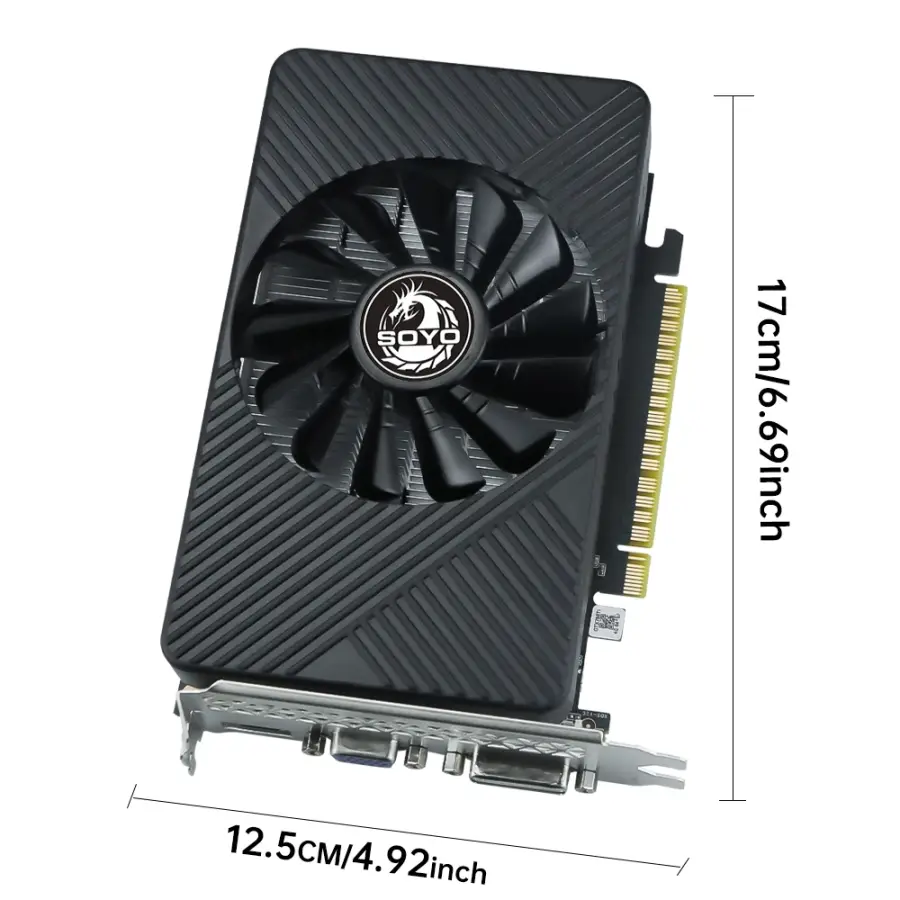 SOYO Geforce GTX 750Ti 4GB Graphics Card GDDR5 Memory GPU 128Bit PCI-E 3.0 VGA DVI Gaming Video Card for Computer Components — image 3