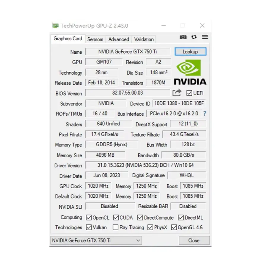SOYO Geforce GTX 750Ti 4GB Graphics Card GDDR5 Memory GPU 128Bit PCI-E 3.0 VGA DVI Gaming Video Card for Computer Components — image 6