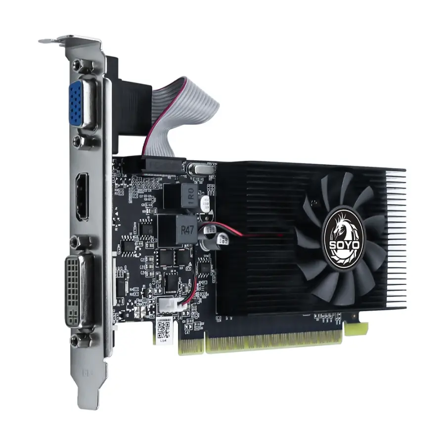 SOYO NVIDIA Geforce GT730 4GB Graphics Card GDDR3 GPU 128Bit HDMI-compatible VGA DVI PCIE 3.0 PlacaDe Video for Desktop Computer — image 2