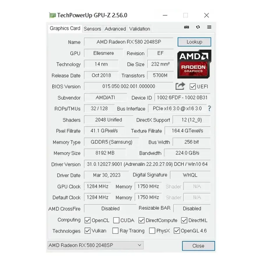SOYO AMD Radeon RX580 8GB Graphics Card GDDR5 Memory 2048SP 256Bit PCI-E3.0x16 GPU DP DVI for Computer Gaming Video Card — image 6