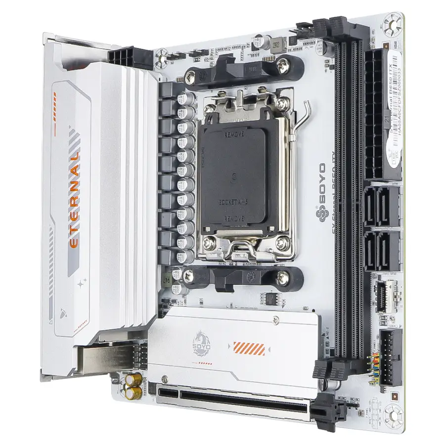 SOYO Eternal B650ITX WiFi6 Motherboard Dual Channel DDR5 AM5 Socket (Supports Ryzen 9600X 9700X) PCIE16x5.0 AGRB AMD Mainboard — image 2