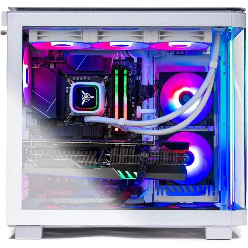 King 95 Gaming PC Desktop, Ryzen 7 9700X 3.8 GHz (5.5GHz Turbo Boost), RX 9070 16GB GDDR6, 1TB Gen4 NVMe SSD, 16GB D — image 2