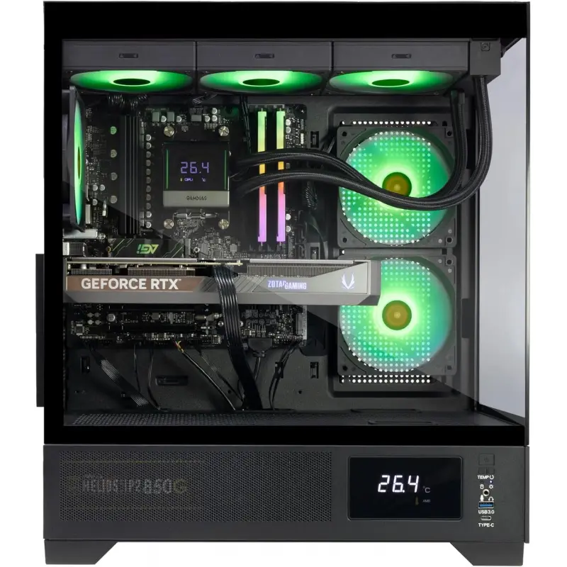MEK AI-Enhanced Gaming PC Desktop Computer - GeForce RTX 5070 12GB, Ryzen 5 7600X up to 5.3 GHz, 32GB RGB DDR5, — image 4