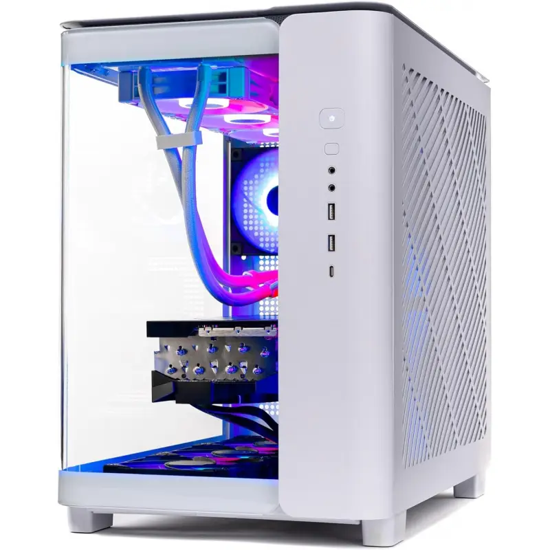 King 95 Gaming PC Desktop, Ryzen 7 9700X 3.8 GHz (5.5GHz Turbo Boost), RX 9070 16GB GDDR6, 1TB Gen4 NVMe SSD, 16GB D — image 3
