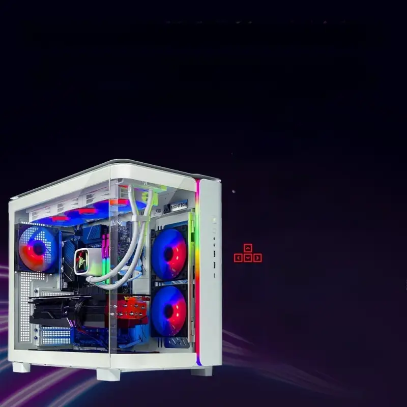 King 95 Gaming PC Desktop, Ryzen 7 9700X 3.8 GHz (5.5GHz Turbo Boost), RX 9070 16GB GDDR6, 1TB Gen4 NVMe SSD, 16GB D — image 5