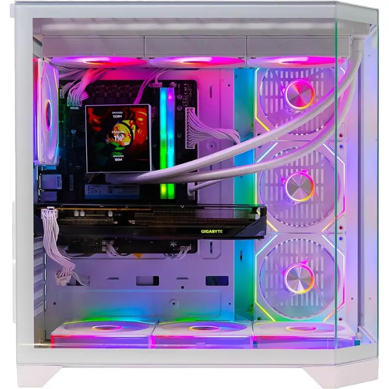 Gaming PC – i5-14700F, RTX 5060 8GB, 16GB DDR5, 1TB NVMe SSD, 360mm Liquid Cooler With LCD, 700W PSU, 7 ARGB Fans with Remote — image 2