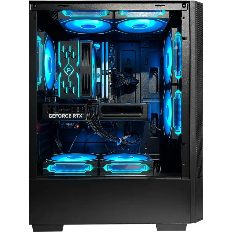 Desktop PC - R7 5700X GeForce RTX 5060 8GB, 32GB DDR4 RAM,1TB NVMe SSD,ARGB Cooling, Prebuilt Gaming Computer — image 3