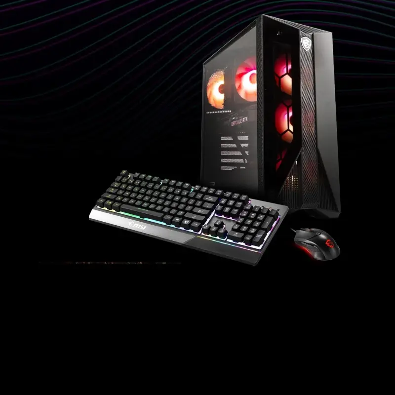 Z2 Gaming Desktop (2024): Ryzen R7-7700, Geforce RTX 4060, 16GB DDR5, 1TB m.2 SSD, 80+ Gold PSU, WiFi, Keyboard & — view 5