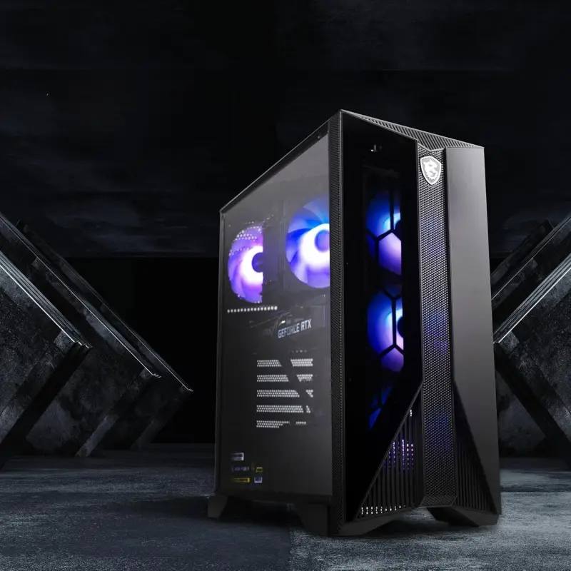 Z2 Gaming Desktop (2024): Ryzen R7-7700, Geforce RTX 4060, 16GB DDR5, 1TB m.2 SSD, 80+ Gold PSU, WiFi, Keyboard & — view 6