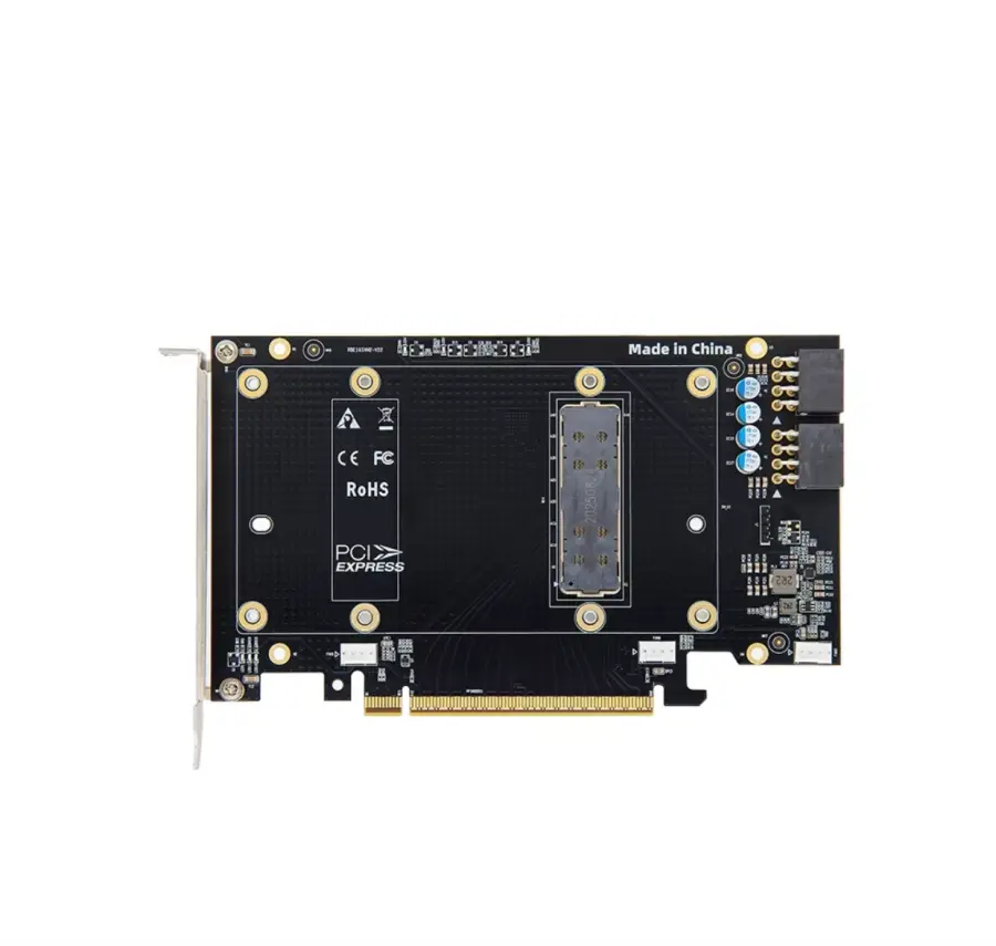 새로운 오리지널 NVIDIA V100 SXM2 그래픽 카드 어댑터 카드 SXM2에서 PCIe x16 확장 카드로 빠른 배송 — view 1