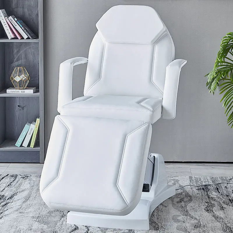 3-Motor Electric Facial Bed Adjustable Esthetician Chair Medical Spa Massage Table Eyelash Extension Beauty Salon Furniture — image 6