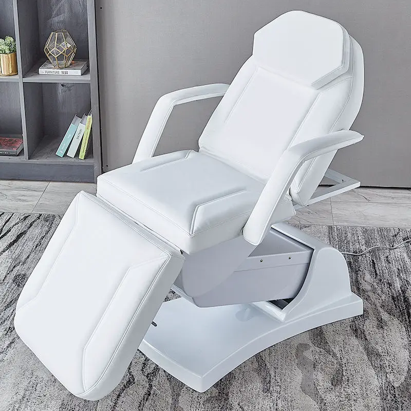 3-Motor Electric Facial Bed Adjustable Esthetician Chair Medical Spa Massage Table Eyelash Extension Beauty Salon Furniture — image 7