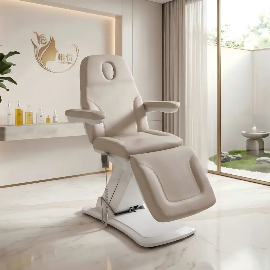 Electric Beauty Spa Bed for Massage Facial Lash Work Salon Furniture — view 1