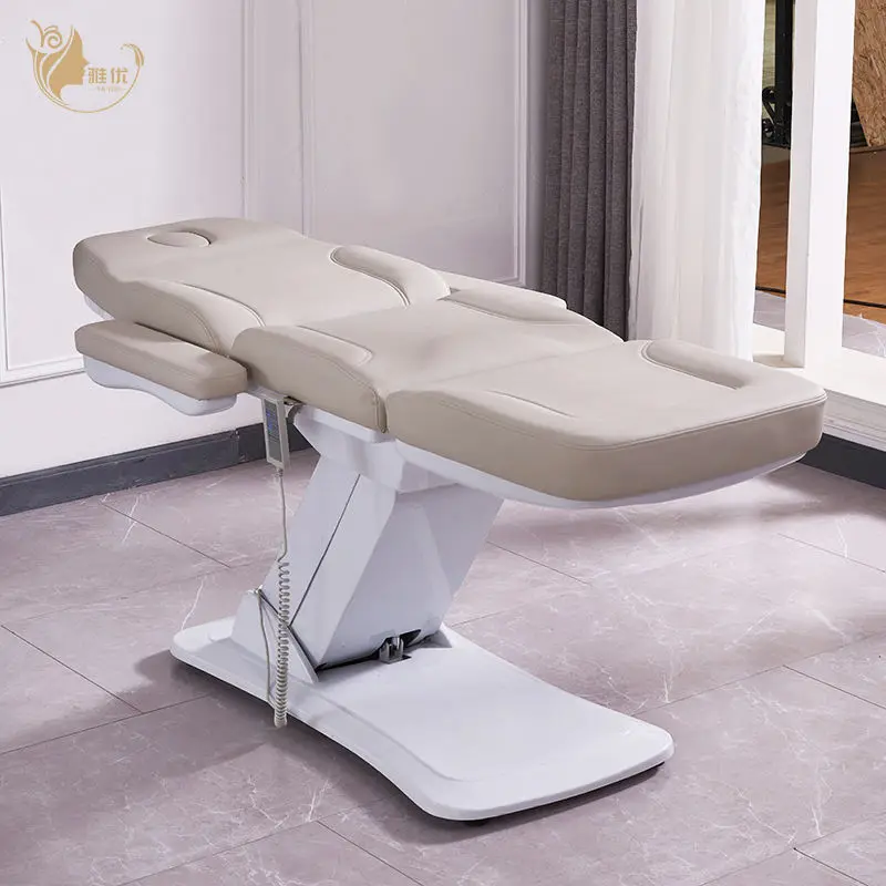 Electric Beauty Spa Bed for Massage Facial Lash Work Salon Furniture — image 3