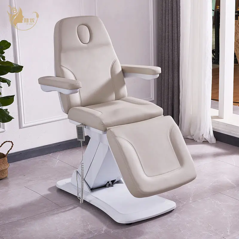 Electric Beauty Spa Bed for Massage Facial Lash Work Salon Furniture — image 8