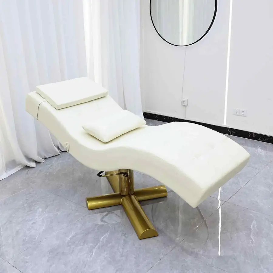 XinSheng Beauty Care Bed Facial Hydrotherapy Head Massage Table Salon Eyelash Beds SPA Furniture Home Use Leisure Lounge Chair — image 5
