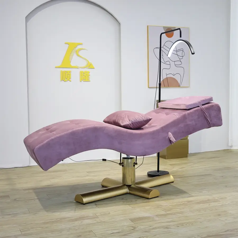 XinSheng Beauty Care Bed Facial Hydrotherapy Head Massage Table Salon Eyelash Beds SPA Furniture Home Use Leisure Lounge Chair — image 7