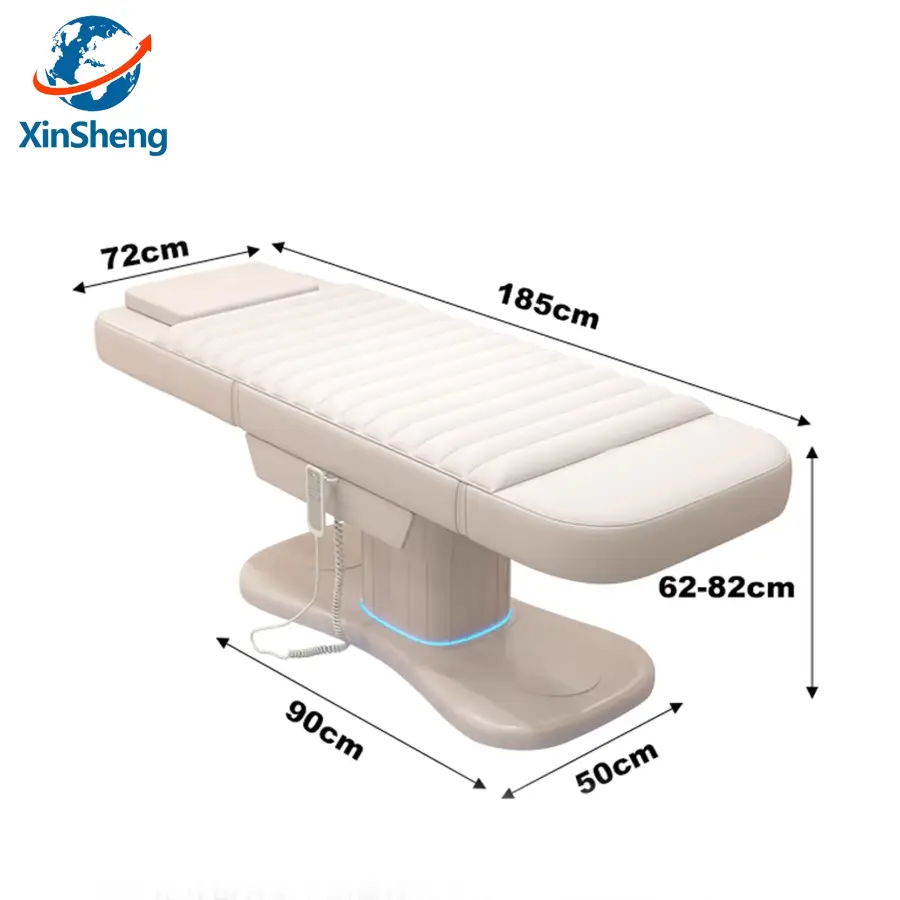 XingSheng Electric Beauty Care Bed Facial Hydrotherapy Massage Table Salon Eyelash Beds Whole Body Massage SPA Furniture — image 7