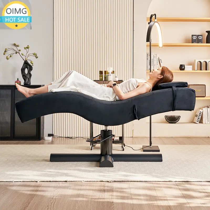 Facial Hydrotherapy Head Massage Table Salon Eyelash Beds Beauty Care Bed SPA Furniture Home Use Leisure Lounge Chair — image 6