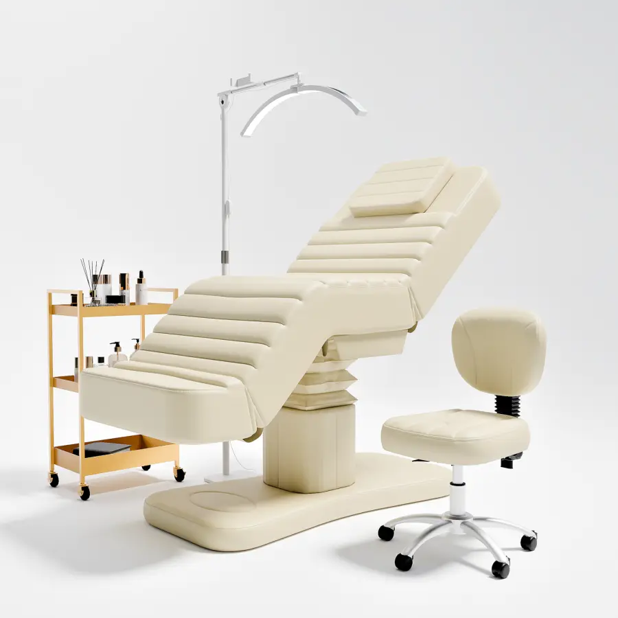 XinSheng Electric Folding Facial SPA Bed Hydrotherapy Massage Table Salon Eyelash Chair Adjustable Beauty Care Shop Furn — view 1