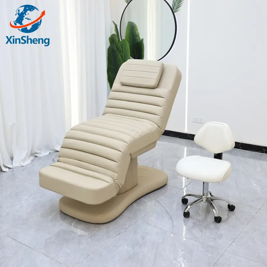 XinSheng Electric Folding Facial SPA Bed Hydrotherapy Massage Table Salon Eyelash Chair Adjustable Beauty Care Shop Furniture — image 4