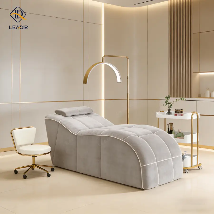 Modern Compressed Lash Bed for Salon Furniture Curved Spa Beauty Mattress for Facial Bed Beauty Salon — view 1