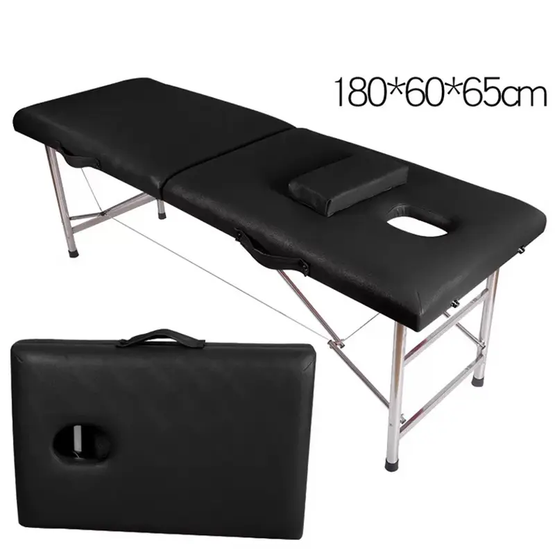 Original folding Spa Massage Tables Salon Furniture Wooden massage bed portable acupuncture beauty physiotherapy tattoo Table — image 2