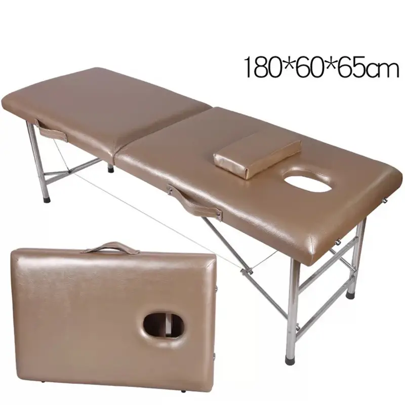 Original folding Spa Massage Tables Salon Furniture Wooden massage bed portable acupuncture beauty physiotherapy tattoo Table — image 4