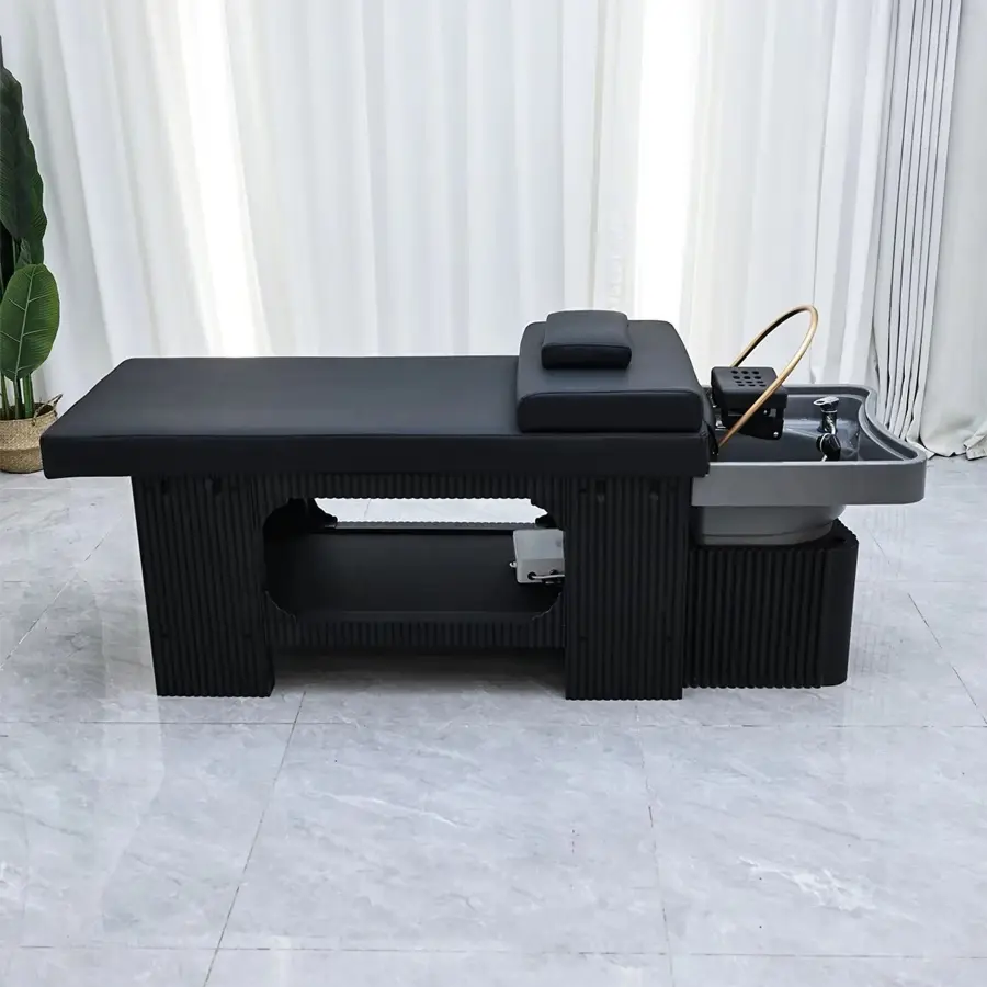 Thai Shampoo Bed, Designed Specifically for Commercial Use in Hair Salons and Beauty Salons, Ceramic Shampoo Basin — image 3