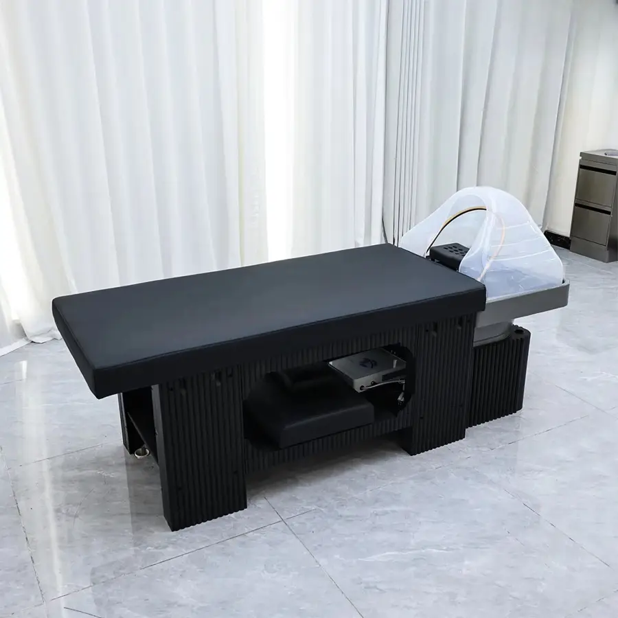 Thai Shampoo Bed, Designed Specifically for Commercial Use in Hair Salons and Beauty Salons, Ceramic Shampoo Basin — image 4