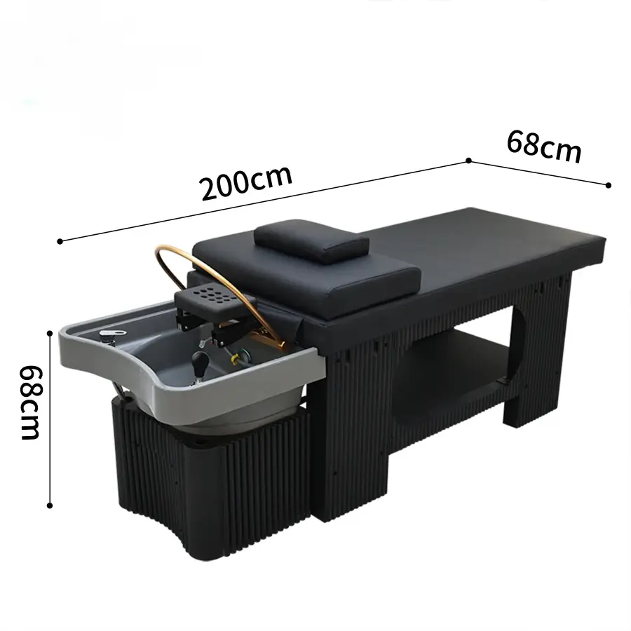 Thai Shampoo Bed, Designed Specifically for Commercial Use in Hair Salons and Beauty Salons, Ceramic Shampoo Basin — image 7