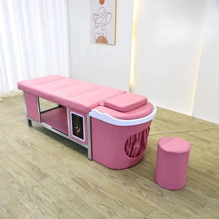 Combining Hair Washing,Head Therapyand Massageit is Sturdy and DurableWith a Deep Splash Proof Ceramic Basin That is Waterproof — image 5