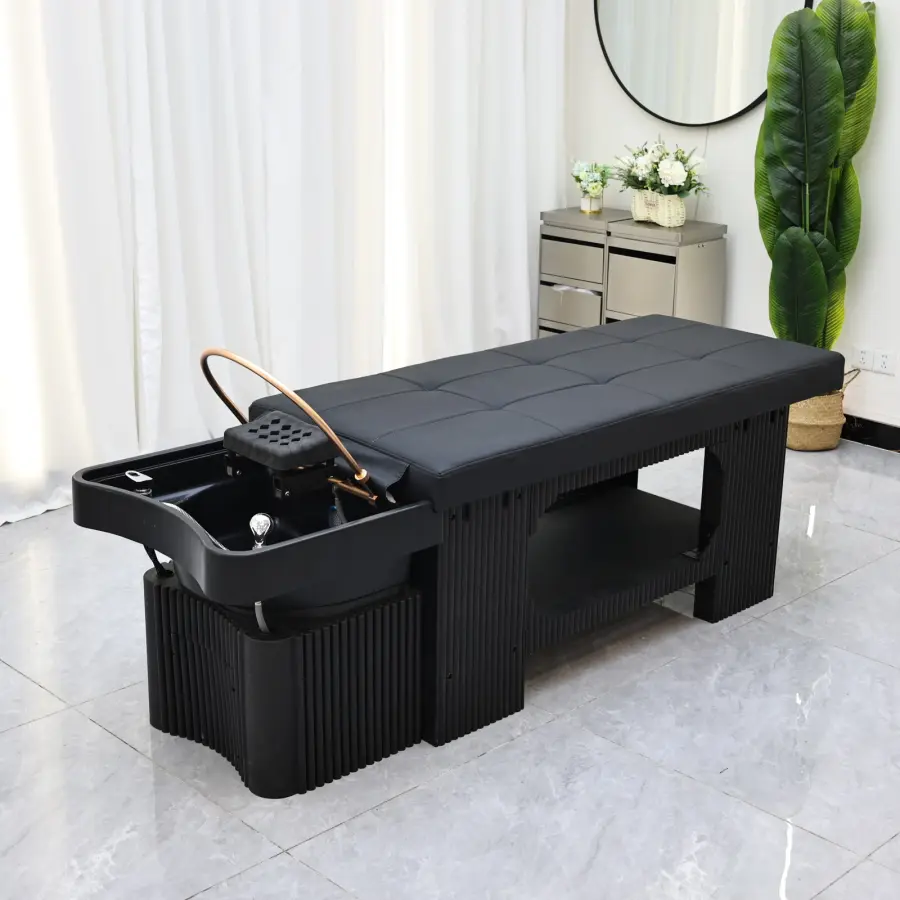 Detachable Thai style hair washing bed, lying down hair washing bed, hair salon hair washing bed, multifunctional hair washing b — image 4