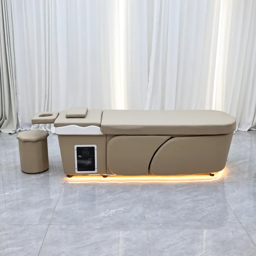 Advanced Thai style hair washing bed filled with high elasticity sponge, equipped with a beauty perforated pillow, suitable for — image 7