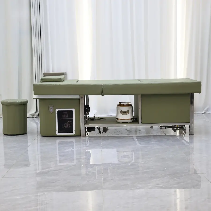 Light Luxury Shampoo Bed, Beauty Salon Care Standard, With Ceramic Basin, Waterproof and Easy To Clean, SPA， Shampoo Chair — image 4