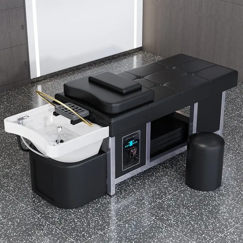 Light Luxury Thai Style Flat Hair Wash Bed, Exclusive Style for Professional Hair Salons and Hair Salons. Ergonomic Fit Design, — image 4
