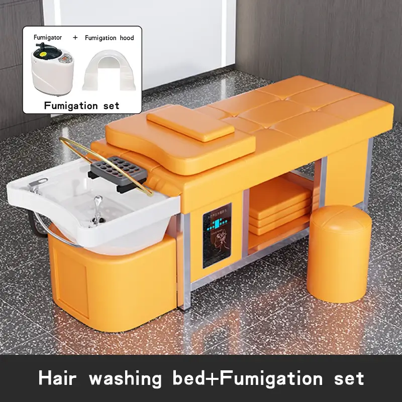 Light Luxury Thai Style Flat Hair Wash Bed, Exclusive Style for Professional Hair Salons and Hair Salons. Ergonomic Fit Design, — image 7