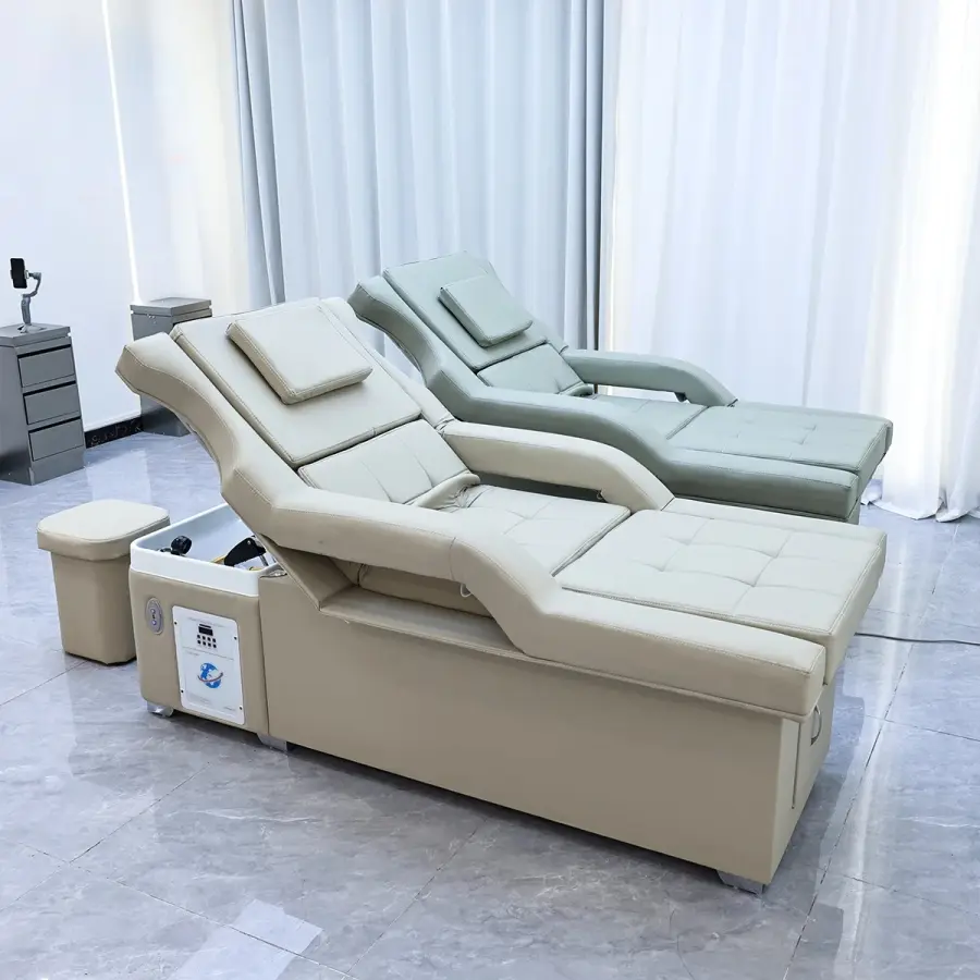 Hair Washing Bed, Hair Salon, Bedside SPA Fumigation Machine, Massage Table, Leisure and Health Store, Commercial Furniture — image 4