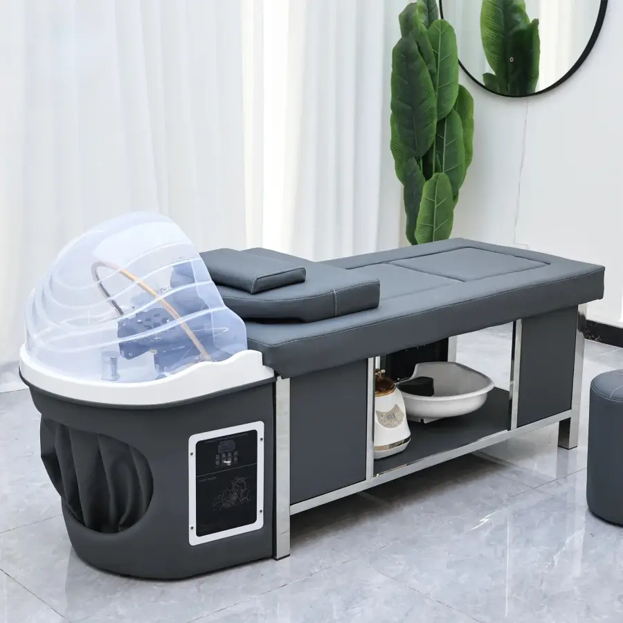 Moxibustion Thai Style Flat Hair Washing Bed, Health Center Hair Washing Bed Integrated Molding, Head Therapy and Wash Care — image 4