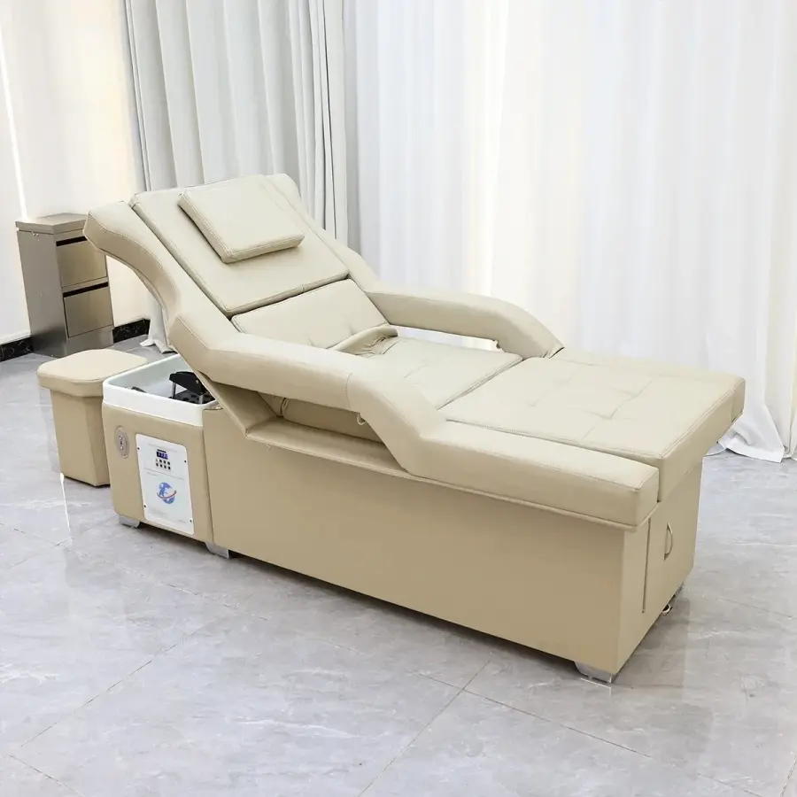 Hair Washing Bed, Hair Salon, Bedside SPA Fumigation Machine, Massage Table, Leisure and Health Store, Commercial Furniture — image 6