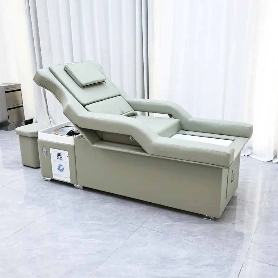 Hair Washing Bed, Hair Salon, Bedside SPA Fumigation Machine, Massage Table, Leisure and Health Store, Commercial Furniture — image 7