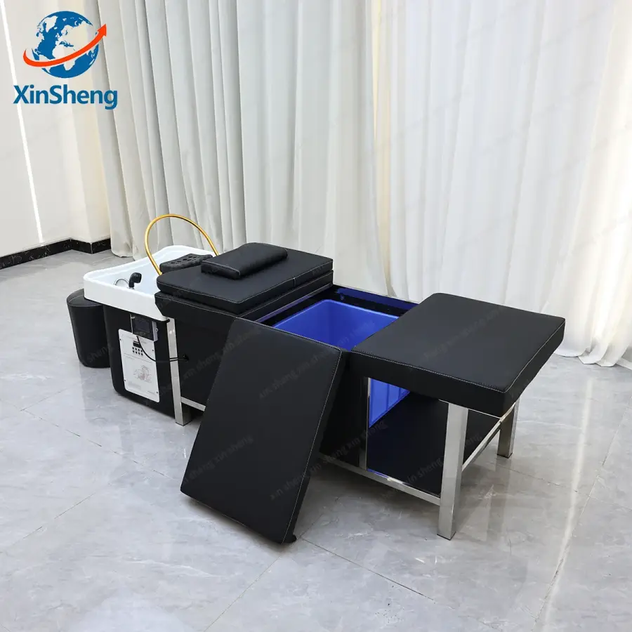 XinSheng Massage Table Massage Bed Shampoo Beds Head SPA Salon Furniture Hair Washing Equipment Beauty Care Bed Sofa Cushion — image 3