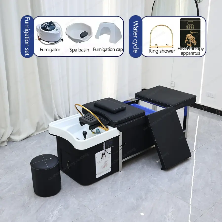 XinSheng Massage Table Massage Bed Shampoo Beds Head SPA Salon Furniture Hair Washing Equipment Beauty Care Bed Sofa Cushion — image 8