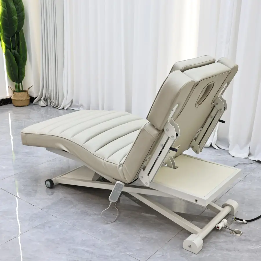 Reinforced and thickened beauty bed, light luxury massage bed, beauty salon SPA beauty bed, embroidered bed, thickened sponge th — image 5