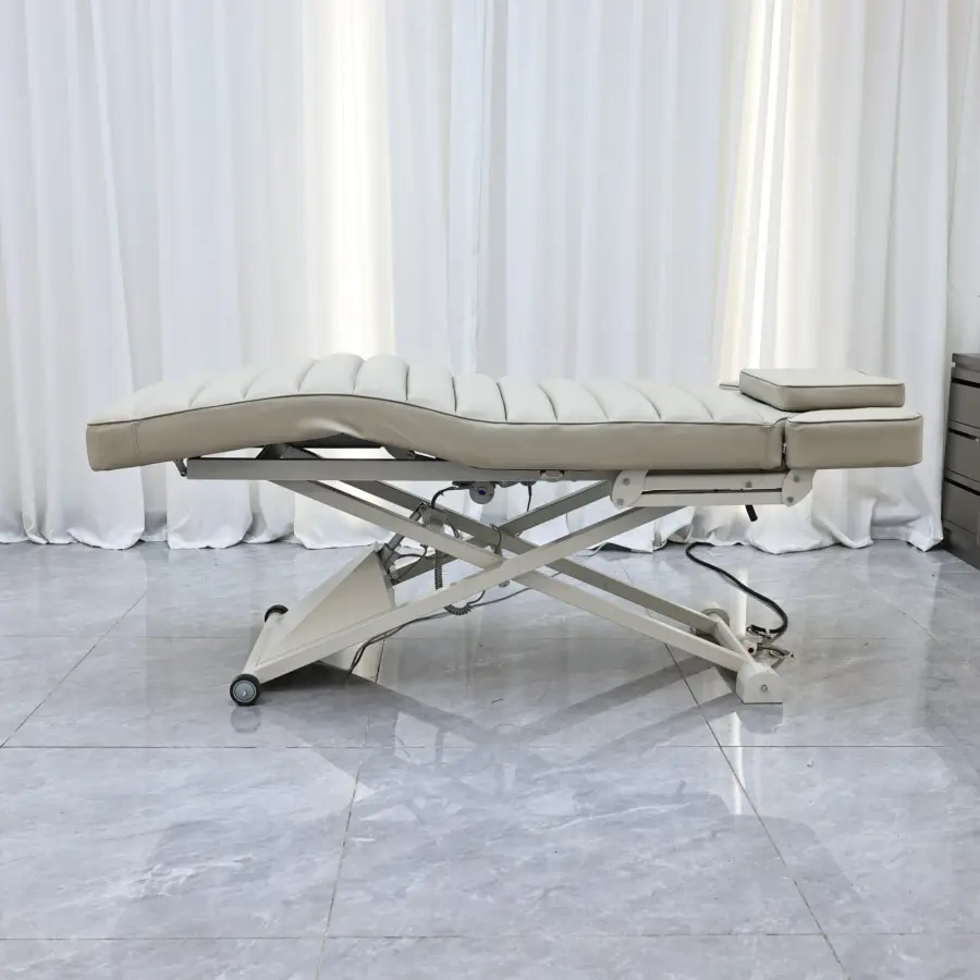 Reinforced and thickened beauty bed, light luxury massage bed, beauty salon SPA beauty bed, embroidered bed, thickened sponge th — image 6