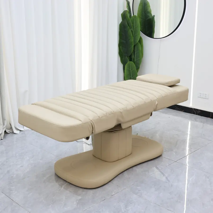 Light Luxury Beauty Bed, Perforated Beauty Bed, Therapy Bed, Massage Bed, Multifunctional Beauty Bed, Embroidery Bed, Eyelash Be — image 4